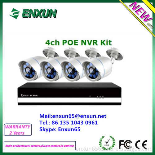 4ch POE NVR Kit, Easy operate, P2P